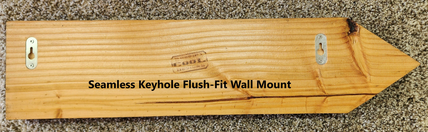 Personalizable Rustic Edge Family Cabin Sign