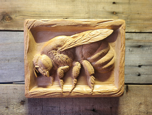 Bumblebee Deep Carve on Alder